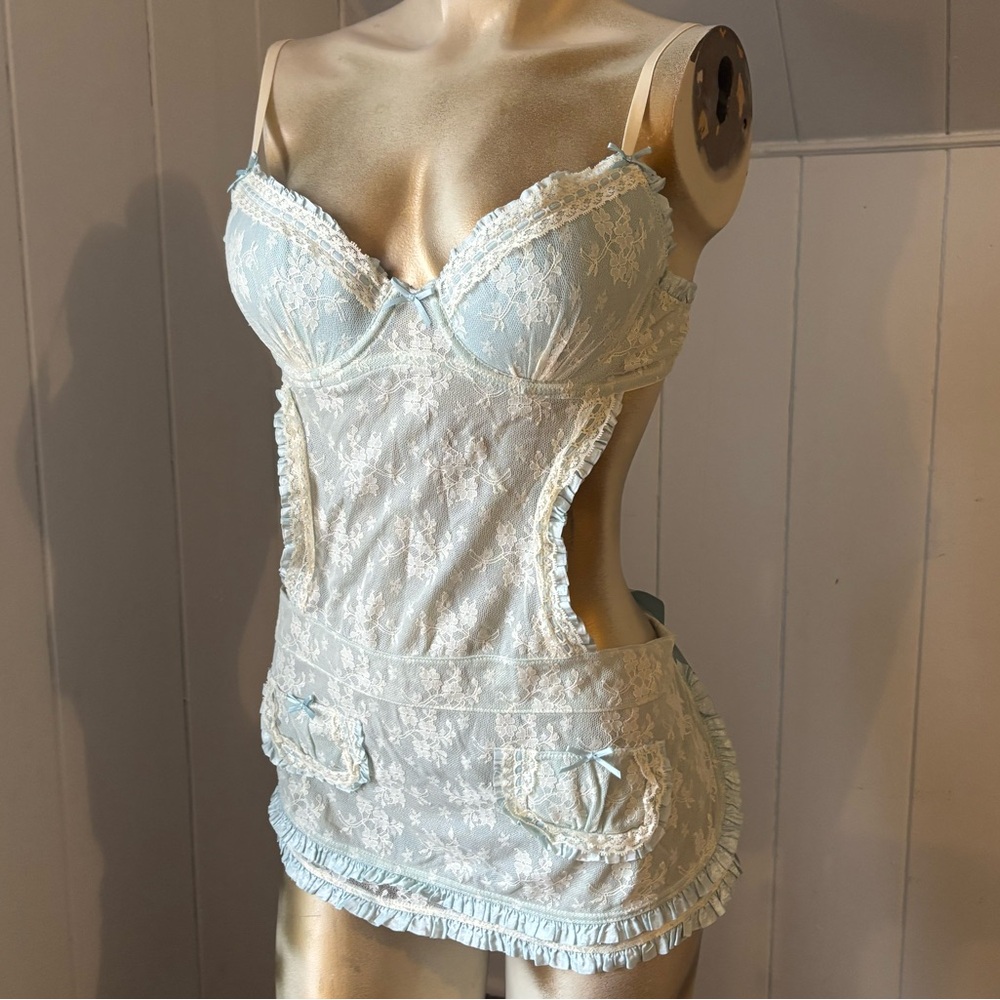 Vintage Y2K Victoria’s Secret Sexy Little Things Milkmaid Costume Apron